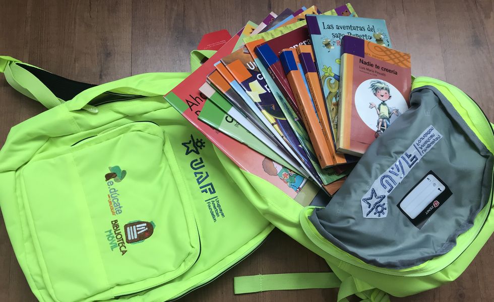 Biblioteca Móvil Fundación E.dúcate - Sarandí del Yi - Resiembra 2018